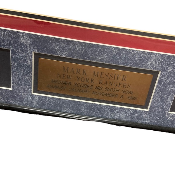 Mark Messier 500th Goal 16x20 Autographed & Framed Photo 195/500 NHL Rangers - Picture 9 of 10